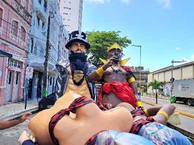 No Marco Zero, a 1ª Marcha para Exú celebra fé e resistência