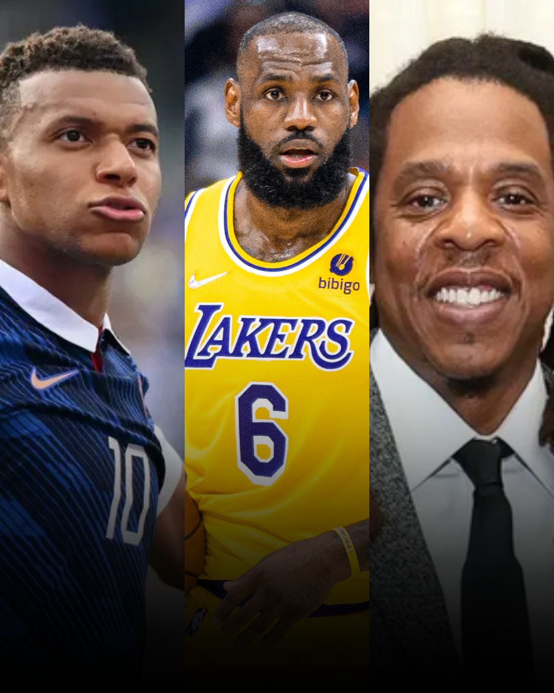 Kylian Mbappé, LeBron James e Jay-Z: O que eles tem em comum além de serem astros globais, negros e bilionários?